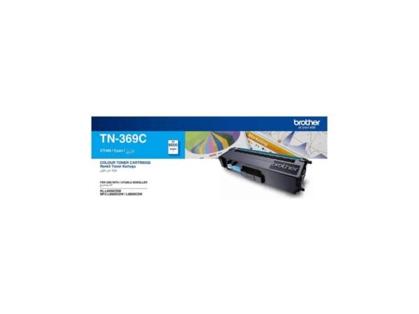Brother TN-369C Cyan Original Toner Cartridge - TN 369C