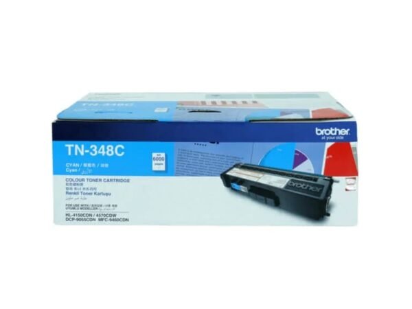 Brother TN 348 Cyan Original Toner Cartridge