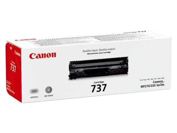 Canon 737 Black Original Toner Cartridge – 737-BLK