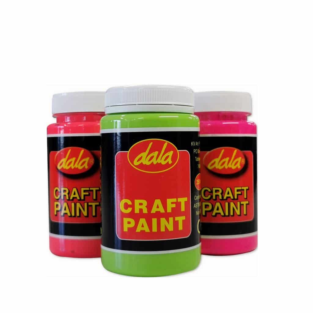 Dala Craft Paint 250ml (Neon Colours) | Stationery Galactica